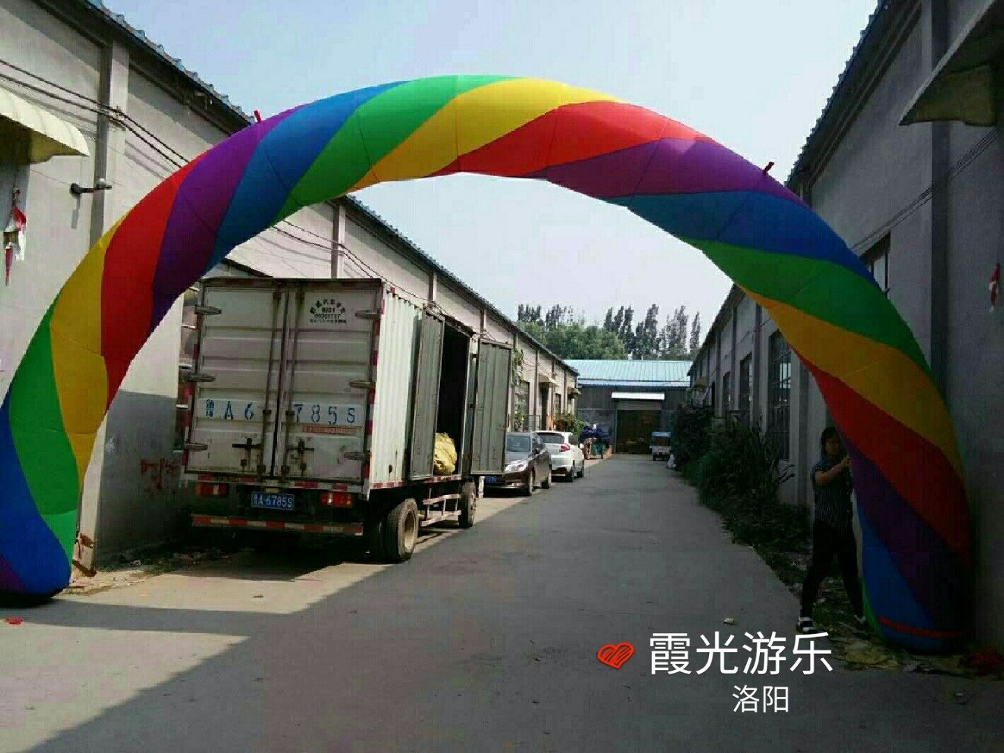 梅州彩虹喷绘气模